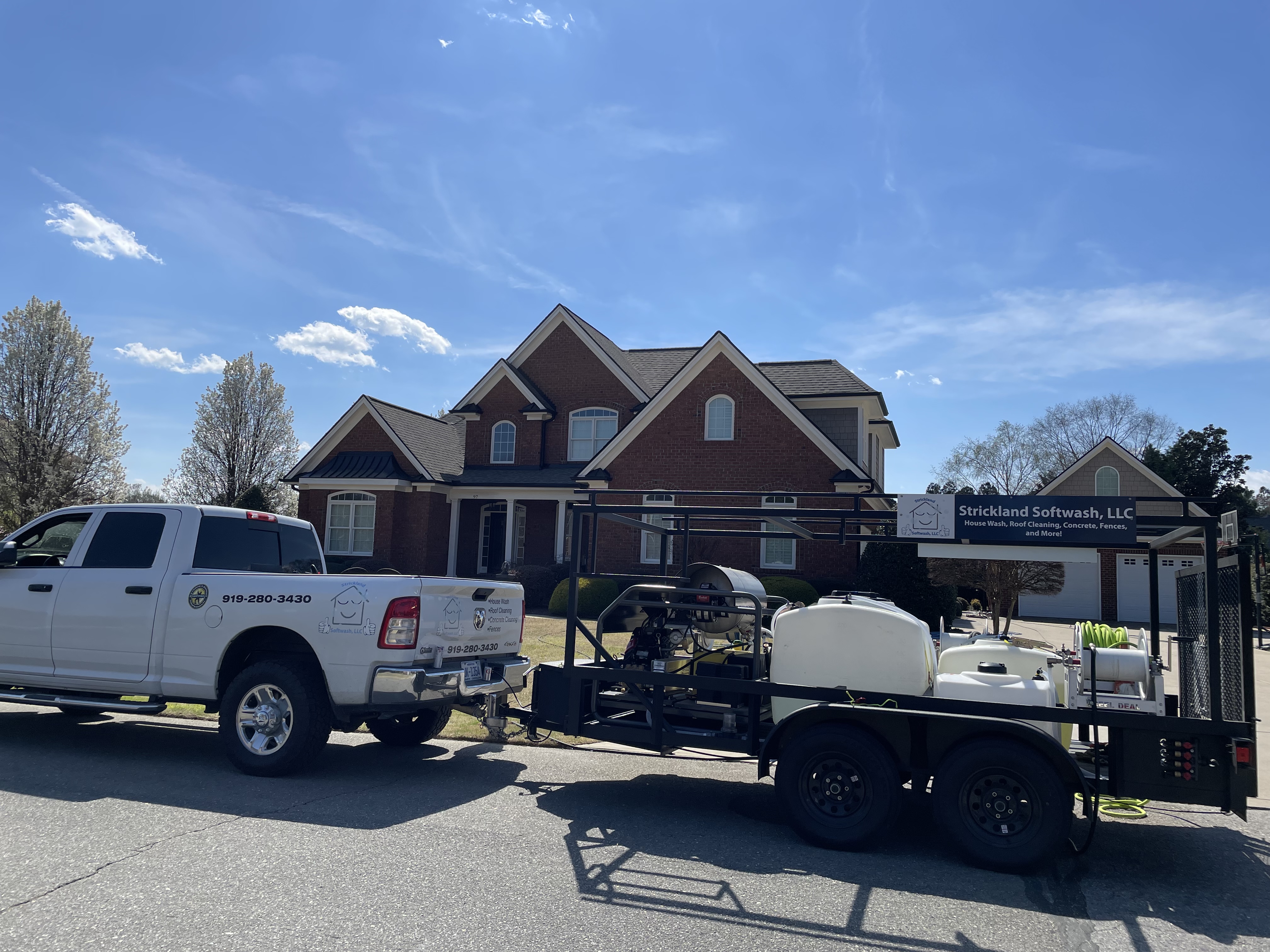 House Washing and Concrete Cleaning in Garner, NC
